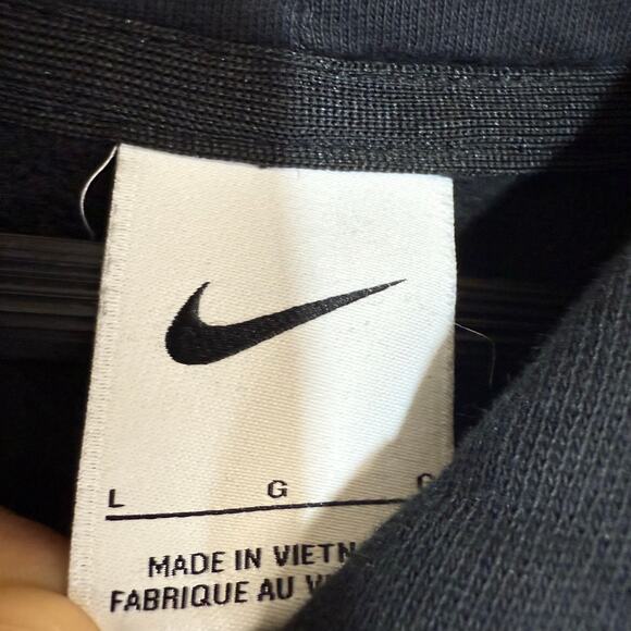 Nike LeBron James Large Hoodie Graphic Crowned Lion Strive For Greatness Black - Picture 4 of 6